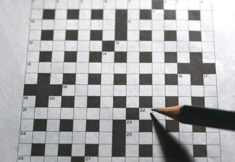 Make sure to use a pencil when tackling your crossword puzzle.