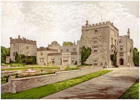 Muncaster Castle, c.1880.