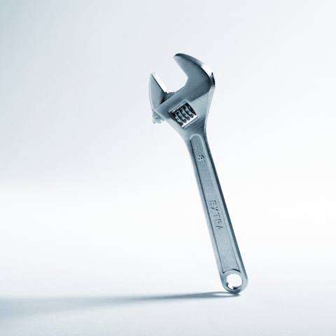 The crescent wrench.