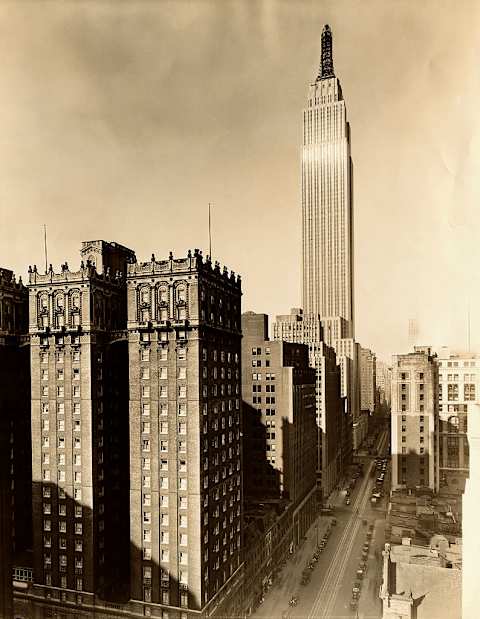 The Empire State Building.