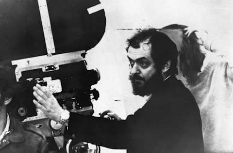 Stanley Kubrick behind the camera.