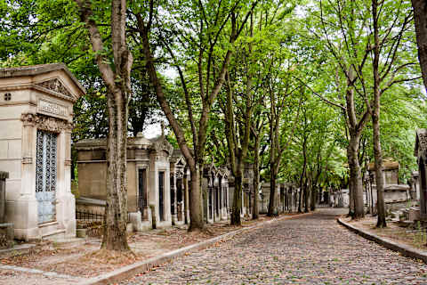 Père Lachaise Cemetery, Paris, France.