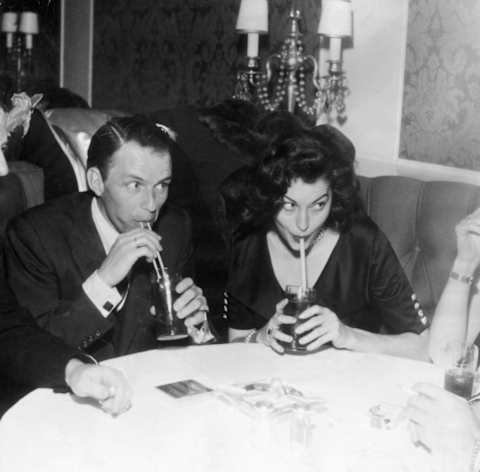 Frank Sinatra and then-wife Ava Gardner