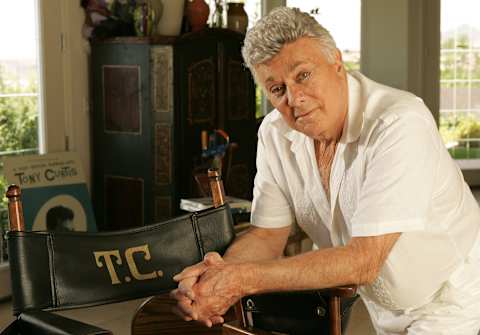 Tony Curtis and a few of his possessions.