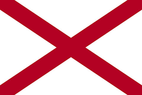 Alabama state flag.