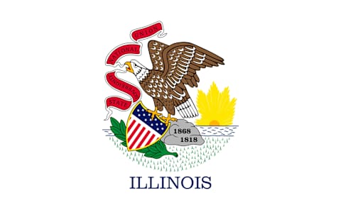 Illinois State Flag.