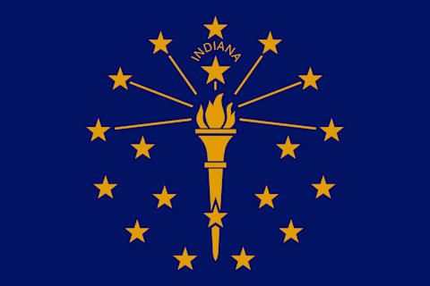 Indiana State Flag.