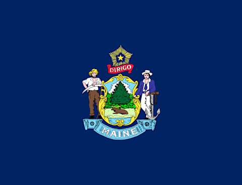 Maine State Flag.