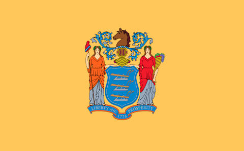 New Jersey State Flag.