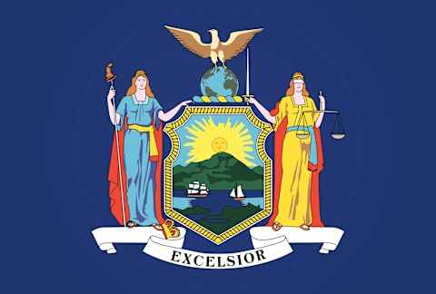 New York State Flag.