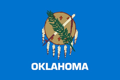 Oklahoma state flag.