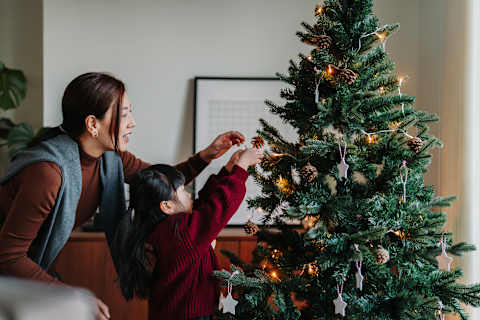 Christmas tree decorations look a bit different than they did in the Victorian era.