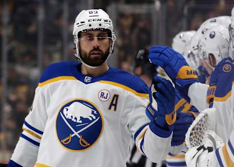 Jan 6, 2024; Pittsburgh, Pennsylvania, USA;  Buffalo Sabres right wing Alex Tuch (89) celebrates