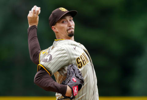 San Diego Padres starting pitcher Blake Snell