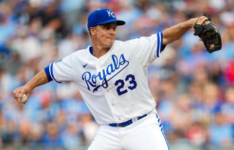 Kansas City Royals starting pitcher Zack Greinke