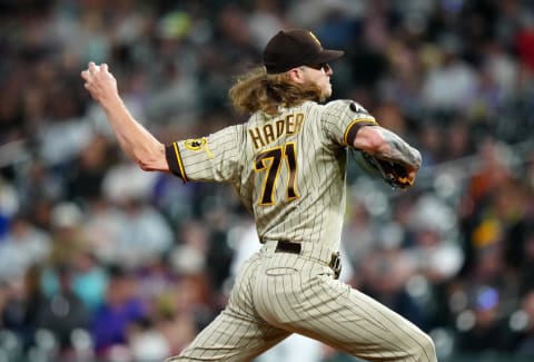 San Diego Padres relief pitcher Josh Hader