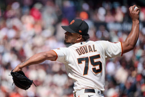 San Francisco Giants pitcher Camilo Doval