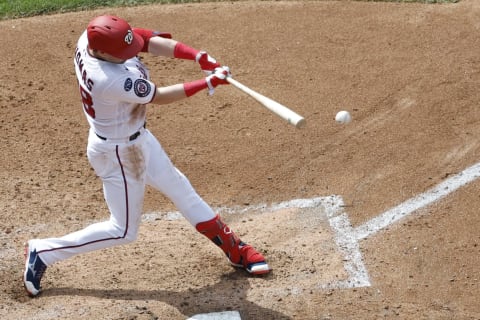 Washington Nationals right fielder Lane Thomas