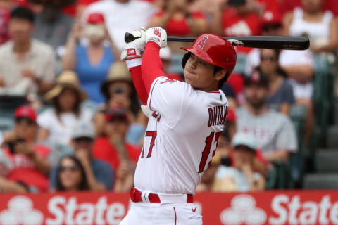 Los Angeles Angels designated hitter Shohei Ohtani