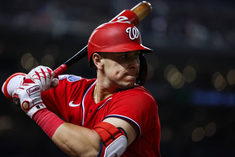 Washington Nationals designated hitter Joey Meneses