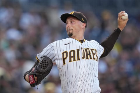 San Diego Padres starting pitcher Blake Snell