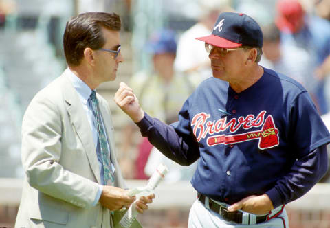  Atlanta Braves manager Bobby Cox and Braves general manager John Schuerholz created one of baseball's historic teams.