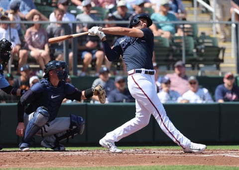 Atlanta Braves first baseman Matt Olson is  having a torrid spring, batting  .462 with seven home runs and a 1.594 OPS.