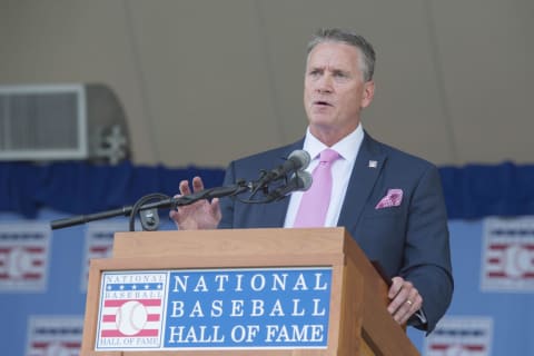 Atlanta Braves  Hall of Fame pitcher Tom Glavine leads all pitchers drafted by the Braves with 518 appearances for Atlanta.