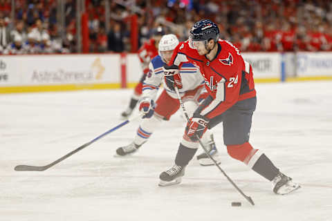 Connor McMichael, Washington Capitals Mandatory Credit: Geoff Burke-USA TODAY Sports