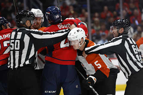 Nic Dowd, Washington Capitals Mandatory Credit: Geoff Burke-Imagn Images