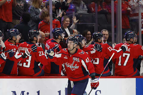 Tom Wilson, Washington Capitals Mandatory Credit: Geoff Burke-Imagn Images