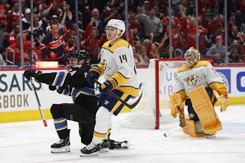 Connor McMichael, Washington Capitals Mandatory Credit: Geoff Burke-Imagn Images