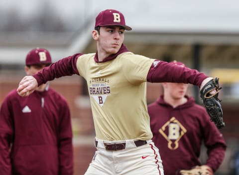 Brebeuf Jesuit Preparatory School pitcher Andrew Dutkanych