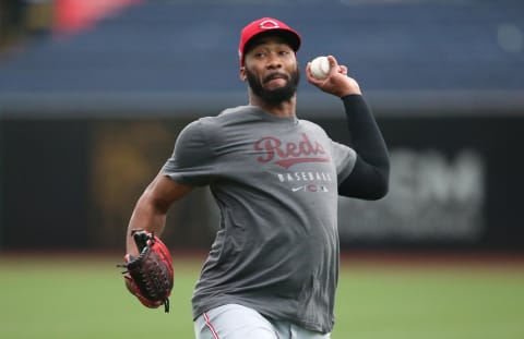 Cincinnati Reds relief pitcher Amir Garrett (50) throws a pitch.