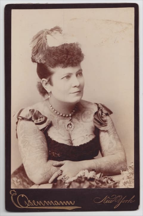 CHARLES EISENMANN NORA HILDEBRANDT, CA. 1880, ALBUMEN PHOTOGRAPH, COLLECTION OF ADAM WOODWARD