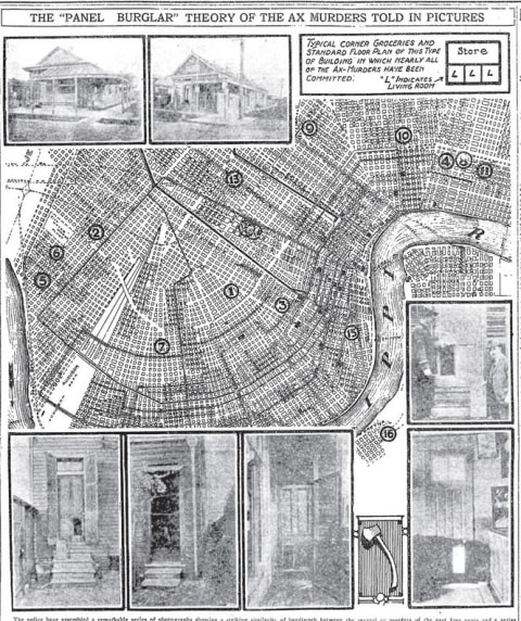 A map of the murder locations.