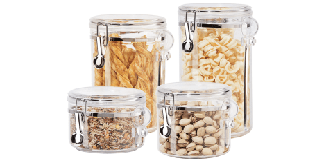 Oggi Clear Canister Food Storage Container Set