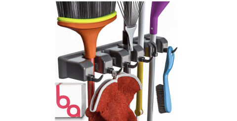 Berry Ave Broom Holder and Garden Tool Organizer