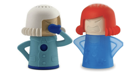 Keledz Angry Mom Microwave and Fridge Cleaners, Set of 2