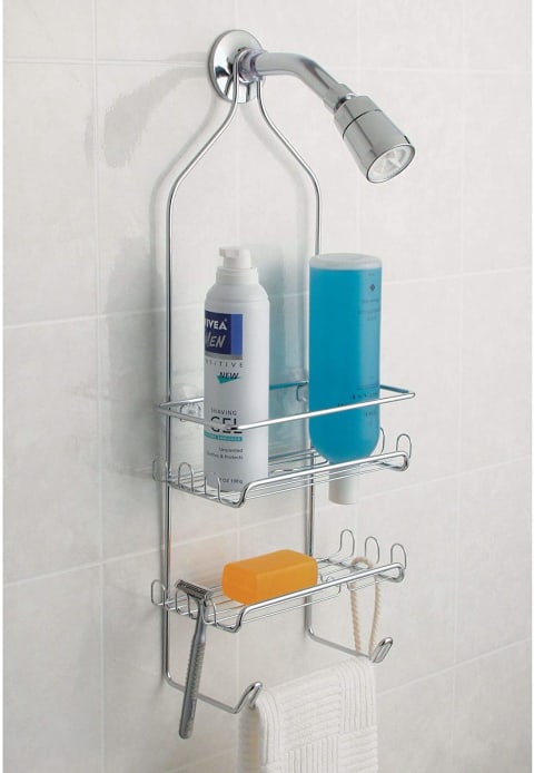 iDesign Milo Steel Hanging Shower Organizer