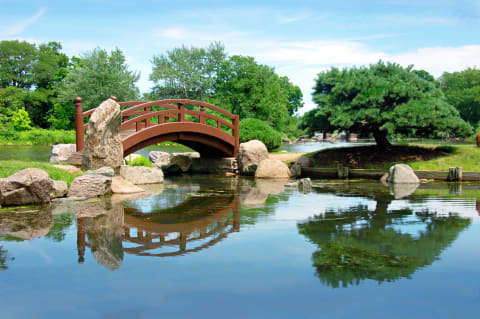 The Osaka Garden in Chicago's Jackson Park