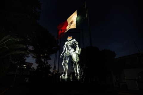 Master Chief in Mexico City, Mexico.