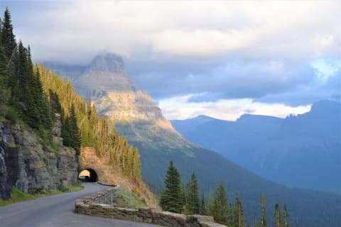 Going-to-the-Sun Road in Glacier National Park