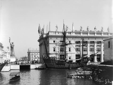 Spanish caravel at the 1893 World's Columbian Exposition