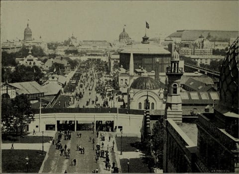 The Midway at the 1893 World's Columbian Exposition