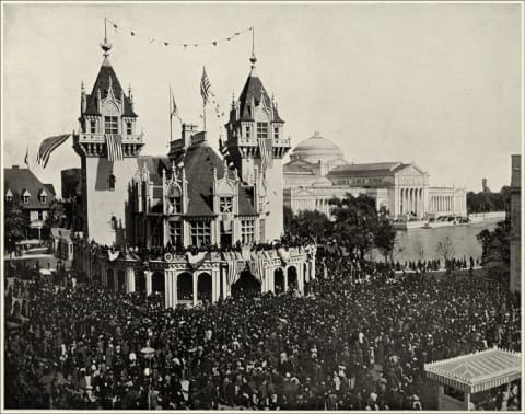 Crowds at the 1893 World's Columbian Exposition