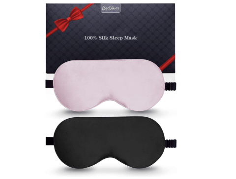 BeeVines Silk Sleep Mask, Set of 2