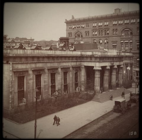 The Tombs photographed in the 1890s.