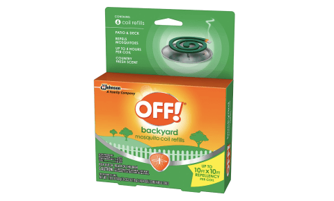 OFF! Backyard Mosquito Repellent Coil Refills