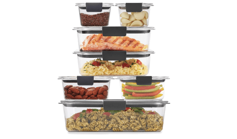 Rubbermaid 14-Piece Brilliance Food Storage Containers with Lids